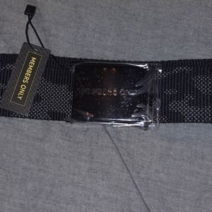 MEMBERS ONLY CANVAS BELT CAMO PRINT
